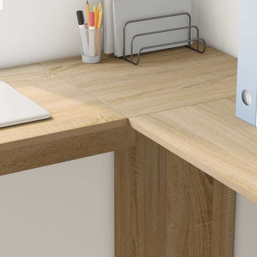 Hoekbureau Sonoma Eiken 140 x 113,5 x 75 cm Bewerkt hout