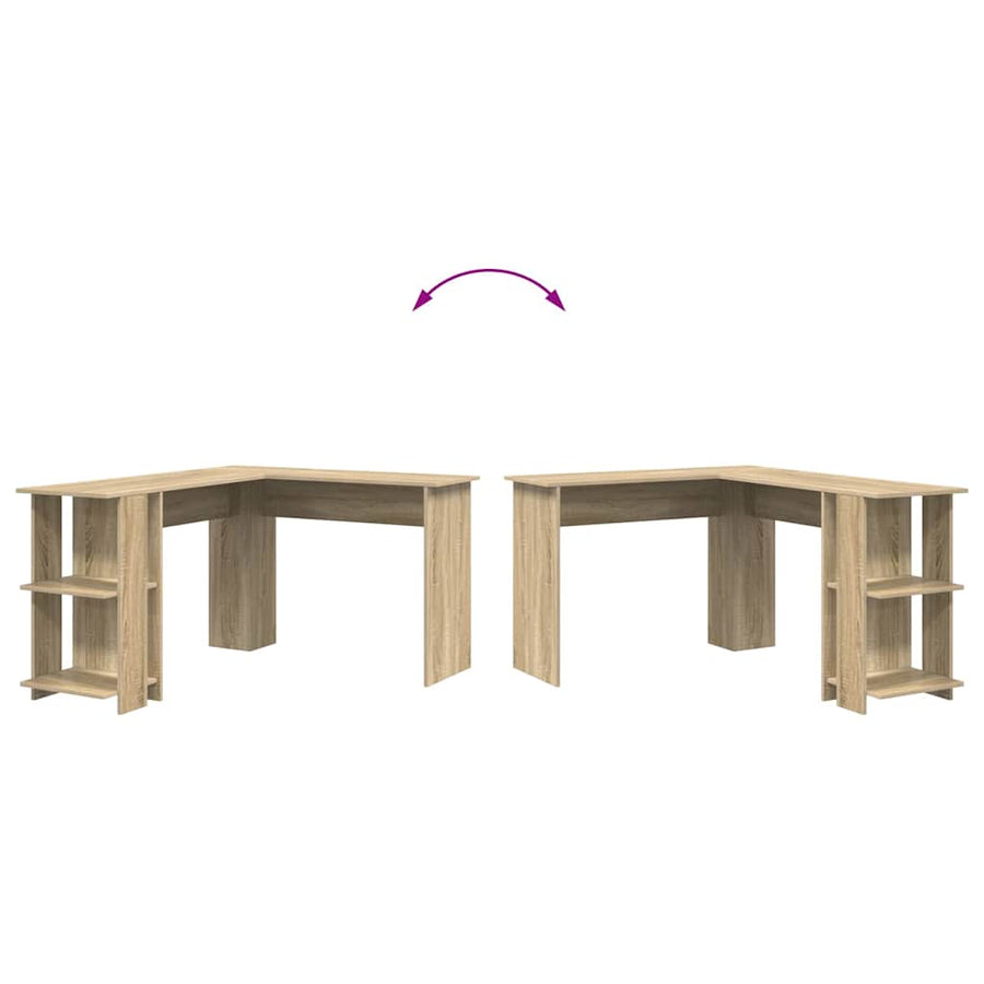Hoekbureau Sonoma Eiken 140 x 113,5 x 75 cm Bewerkt hout