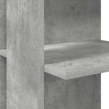 Hoekbureau Beton Grijs 140 x 113,5 x 75 cm Bewerkt hout