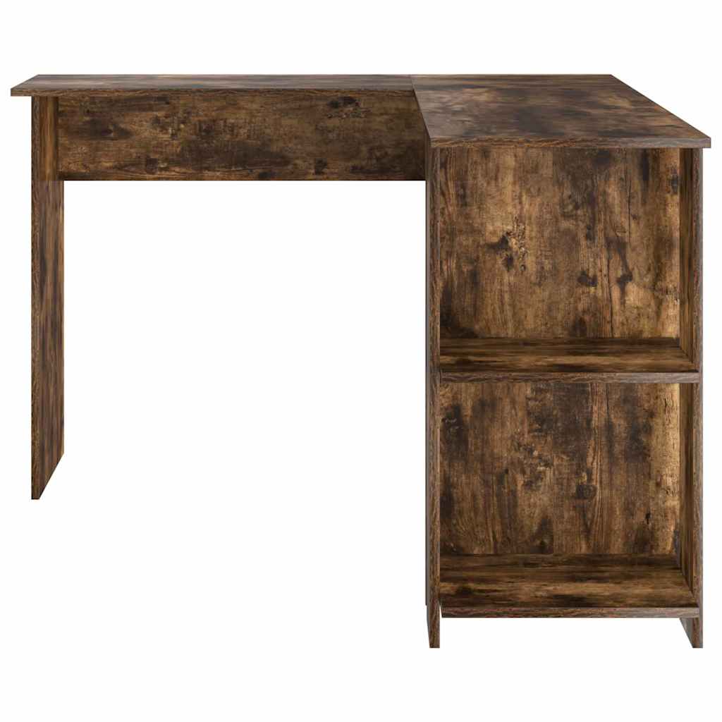 Hoekbureau Gerookt eiken 140 x 113,5 x 75 cm Bewerkt hout