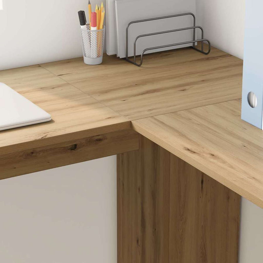 Hoekbureau Artisan Eiken 140 x 113,5 x 75 cm Bewerkt hout