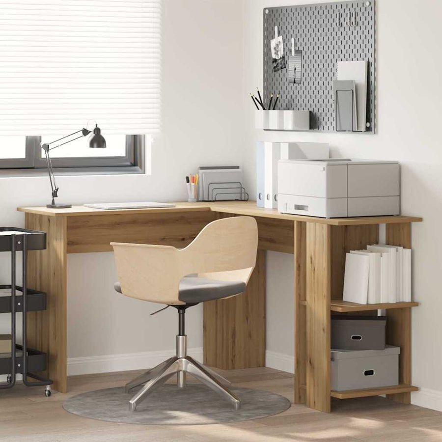 Hoekbureau Artisan Eiken 140 x 113,5 x 75 cm Bewerkt hout
