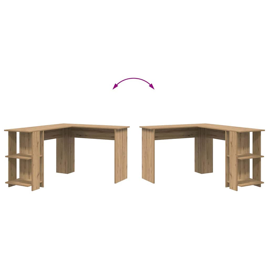 Hoekbureau Artisan Eiken 140 x 113,5 x 75 cm Bewerkt hout