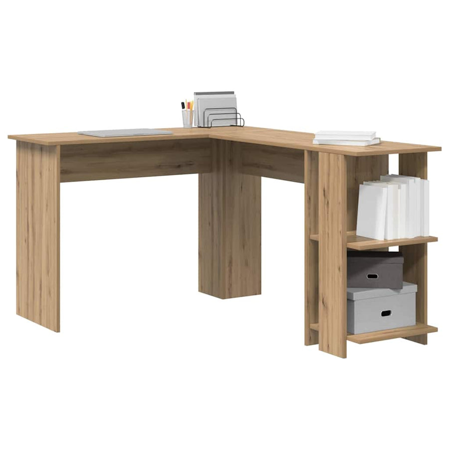 Hoekbureau Artisan Eiken 140 x 113,5 x 75 cm Bewerkt hout