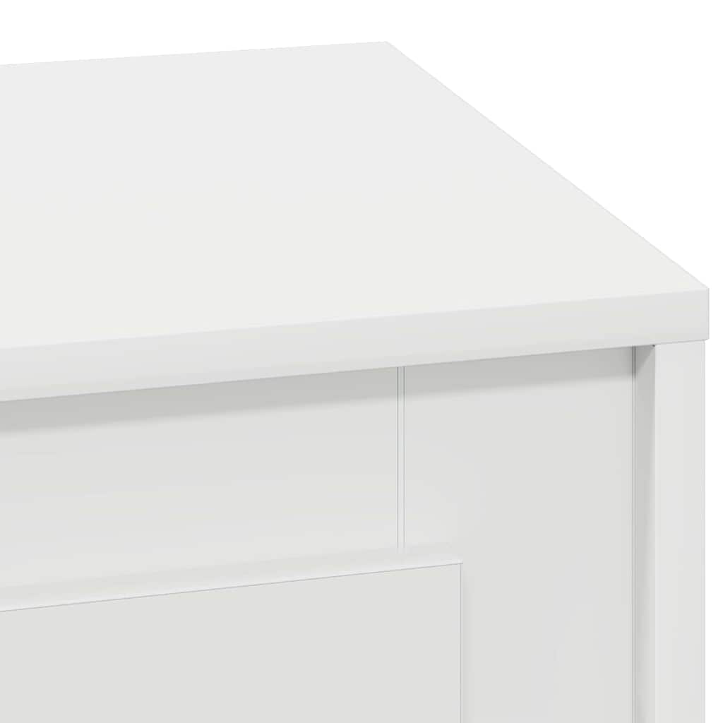 Nachtkastje 2 pcs Wit 44 x 34,5 x 45 cm Bewerkt hout
