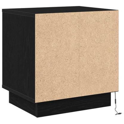 Nachtkastje 2 pcs Zwart 44 x 34,5 x 45 cm Bewerkt hout
