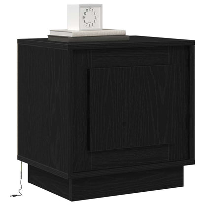 Nachtkastje 2 pcs Zwart 44 x 34,5 x 45 cm Bewerkt hout