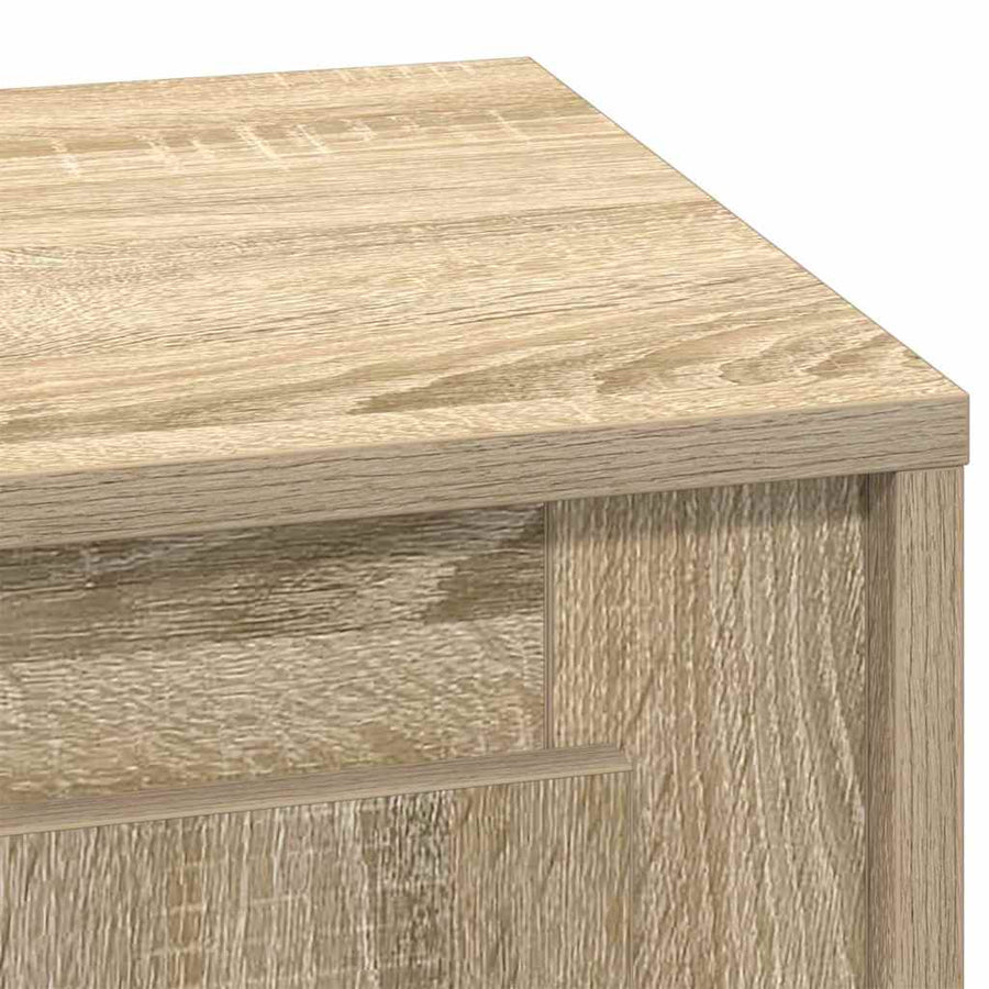 Nachtkastje Sonoma Eiken 44 x 34,5 x 45 cm Bewerkt hout