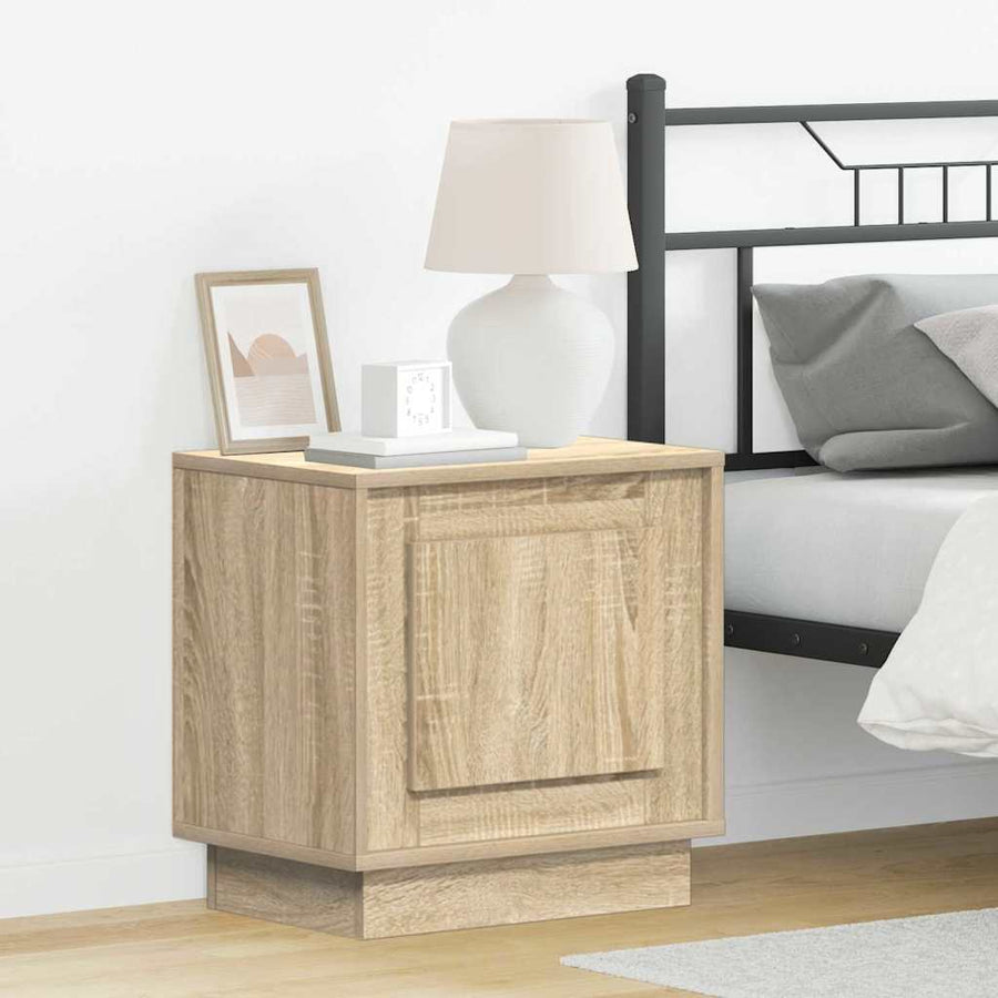 Nachtkastje Sonoma Eiken 44 x 34,5 x 45 cm Bewerkt hout