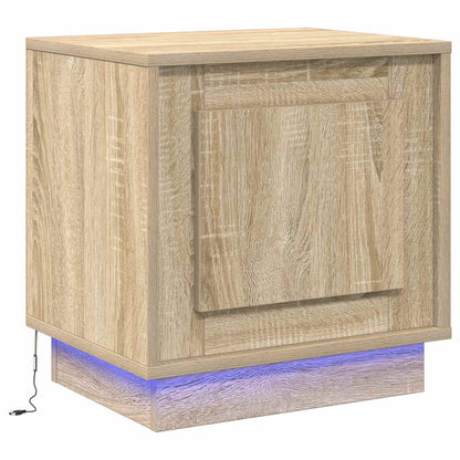 Nachtkastje Sonoma Eiken 44 x 34,5 x 45 cm Bewerkt hout