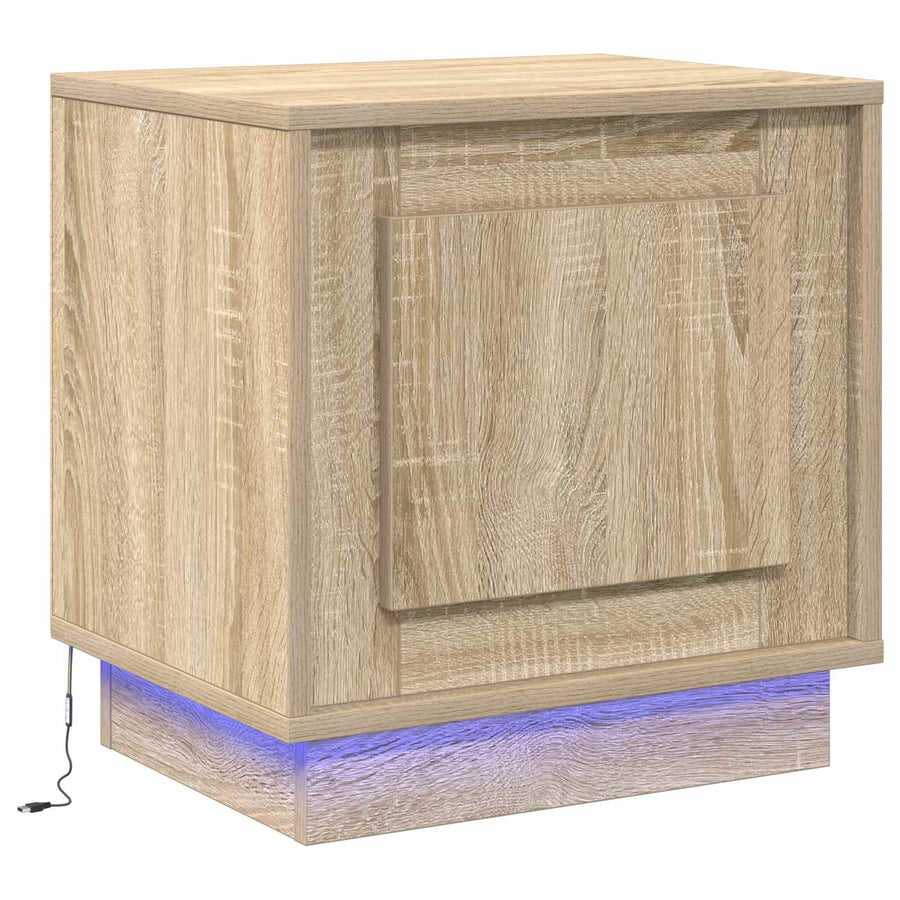 Nachtkastje Sonoma Eiken 44 x 34,5 x 45 cm Bewerkt hout