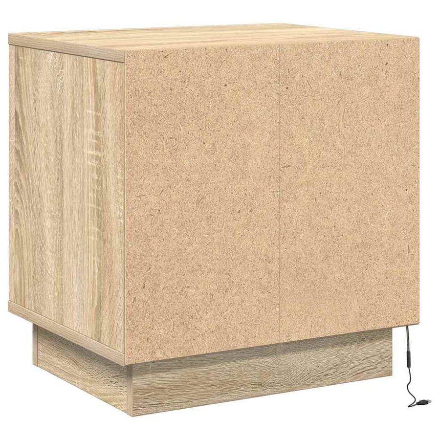 Nachtkastje Sonoma Eiken 44 x 34,5 x 45 cm Bewerkt hout