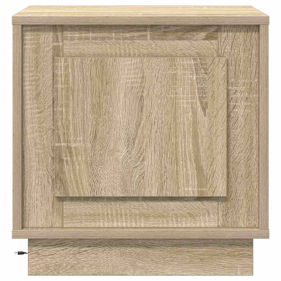 Nachtkastje Sonoma Eiken 44 x 34,5 x 45 cm Bewerkt hout