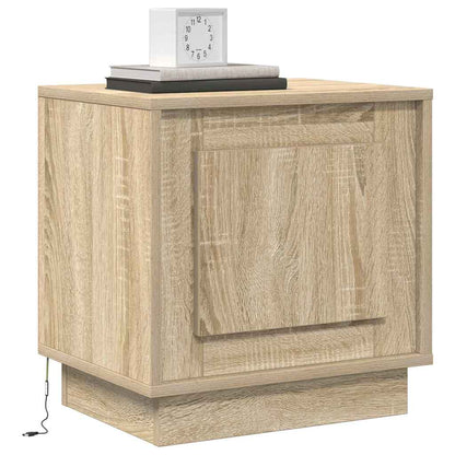 Nachtkastje Sonoma Eiken 44 x 34,5 x 45 cm Bewerkt hout