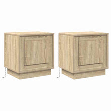 Nachtkastje 2 pcs Sonoma Eiken 44 x 34,5 x 45 cm Bewerkt hout