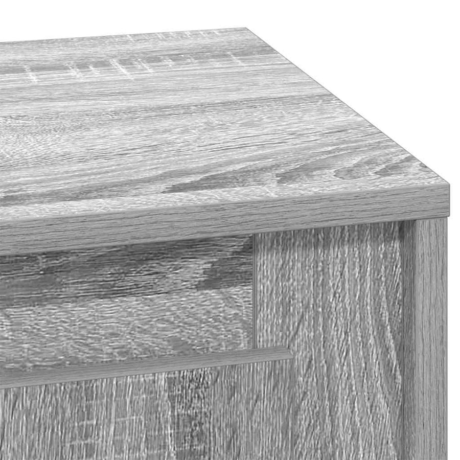 Nachtkastje 2 pcs Grijs 44 x 34,5 x 45 cm Bewerkt hout