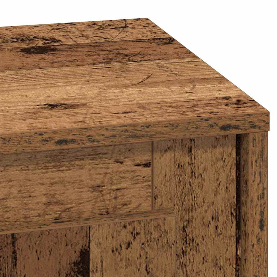 Nachtkastje Oudhout 44 x 34,5 x 45 cm Bewerkt hout
