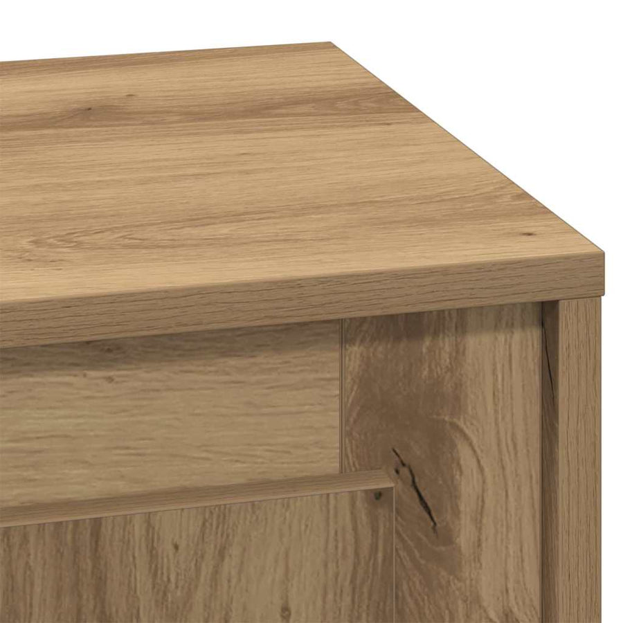 Nachtkastje Artisan Eiken 44 x 34,5 x 45 cm Bewerkt hout