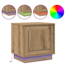 Nachtkastje Artisan Eiken 44 x 34,5 x 45 cm Bewerkt hout