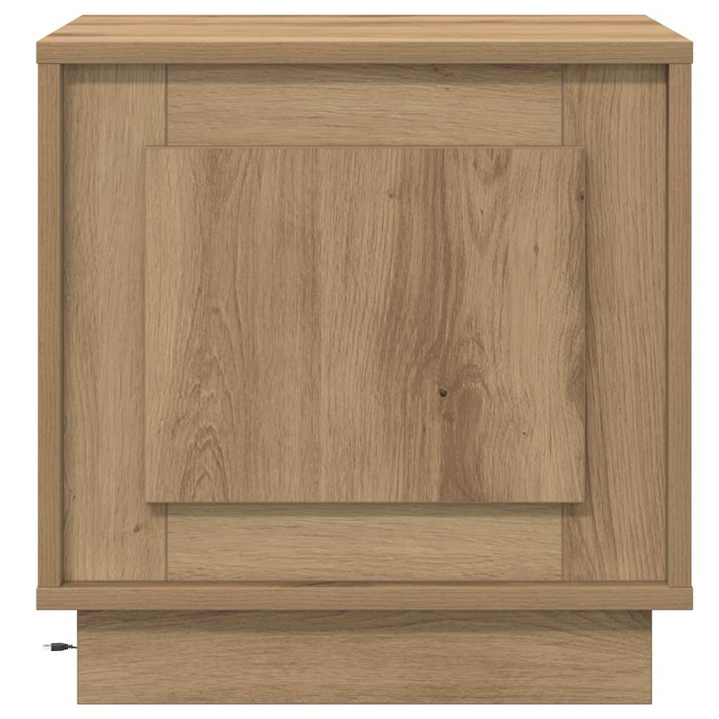 Nachtkastje Artisan Eiken 44 x 34,5 x 45 cm Bewerkt hout