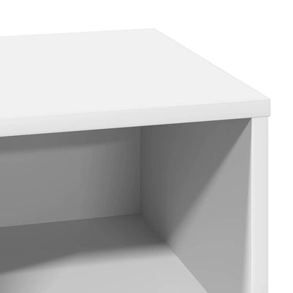 Nachtkastje met lade Wit 50 x 34,5 x 50 cm. Bewerkt hout