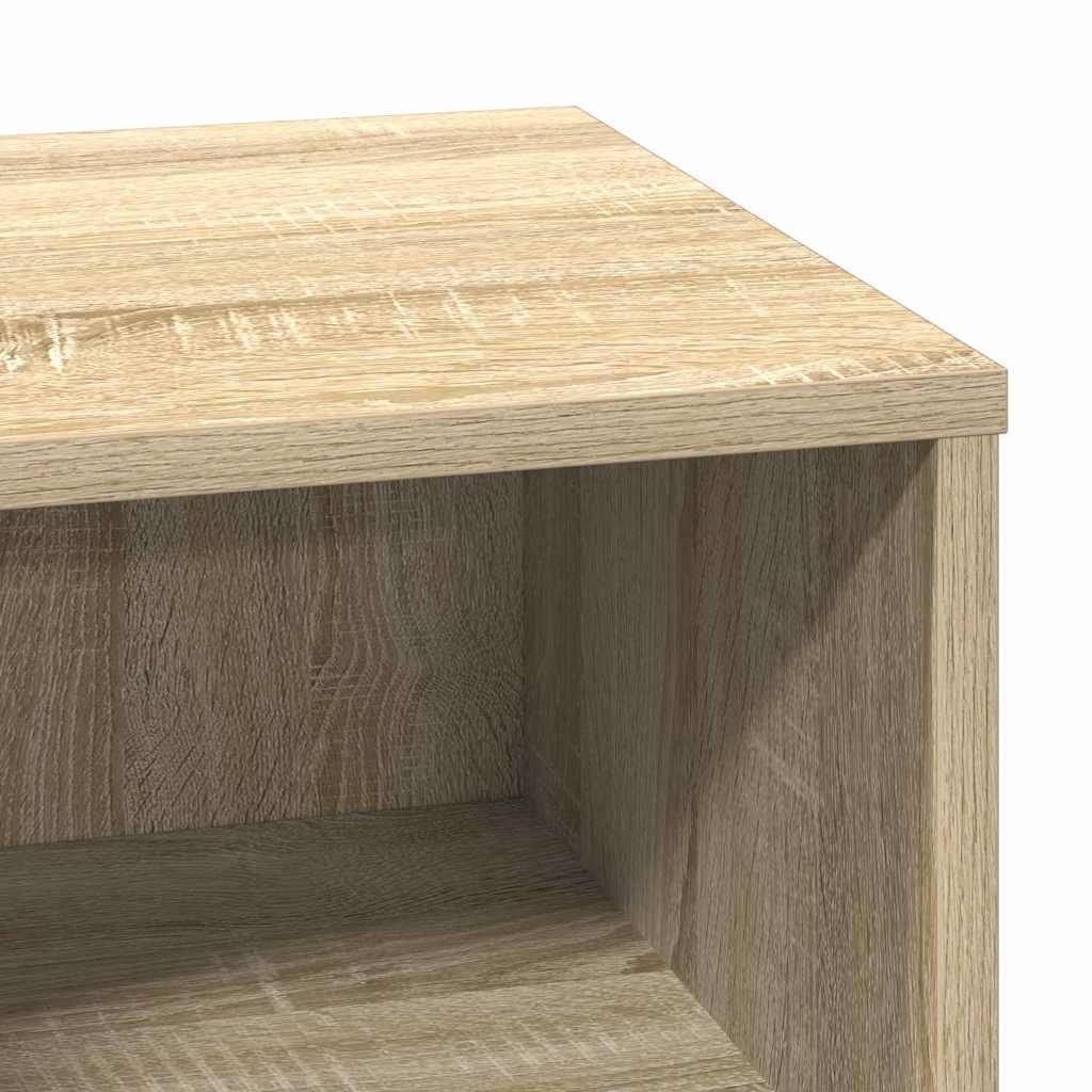 Nachtkastje Sonoma Eiken 50 x 34,5 x 50 cm. Bewerkt hout