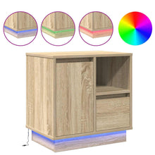 Nachtkastje Sonoma Eiken 50 x 34,5 x 50 cm. Bewerkt hout