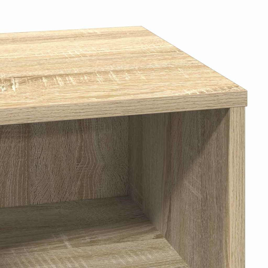 Nachtkastje 2 pcs Sonoma Eiken 50 x 34,5 x 50 cm. Bewerkt hout