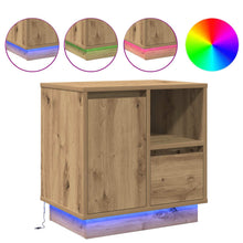 Nachtkastje Artisan Eiken 50 x 34,5 x 50 cm. Bewerkt hout