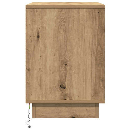 Nachtkastje 2 pcs Artisan Eiken 50 x 34,5 x 50 cm. Bewerkt hout