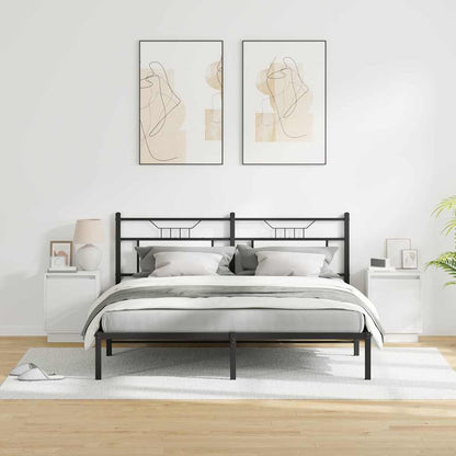 Nachtkastje 2 pcs Wit 39 x 34,5 x 50 cm Bewerkt hout