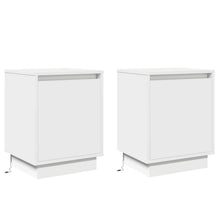 Nachtkastje 2 pcs Wit 39 x 34,5 x 50 cm Bewerkt hout