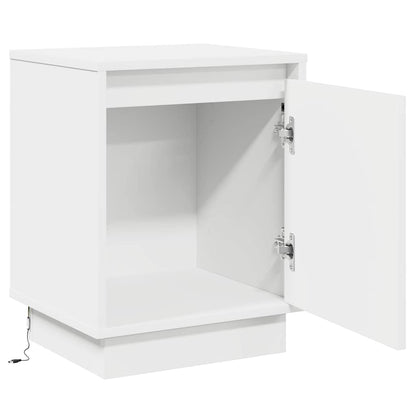 Nachtkastje 2 pcs Wit 39 x 34,5 x 50 cm Bewerkt hout