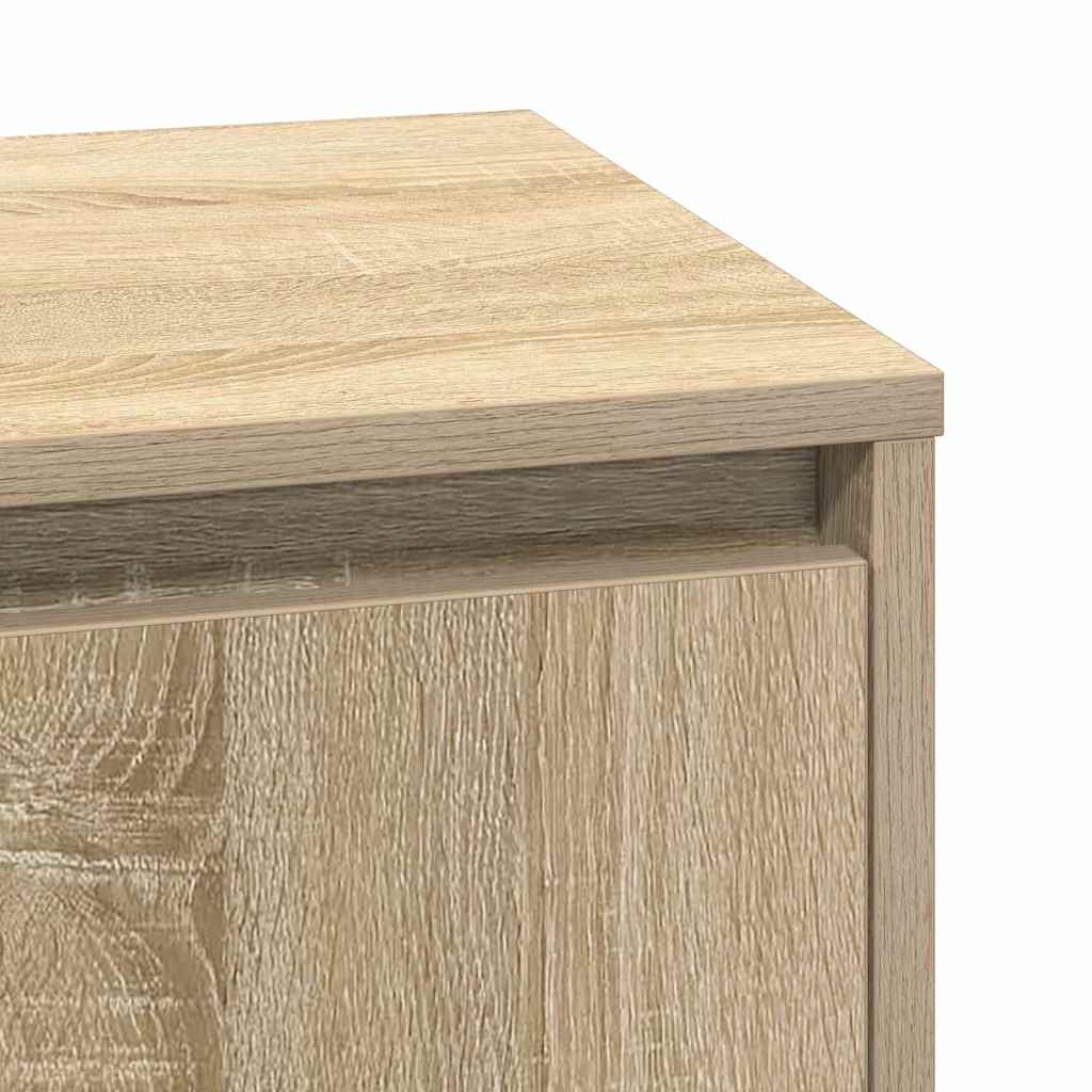 Nachtkastje Sonoma Eiken 39 x 34,5 x 50 cm Bewerkt hout