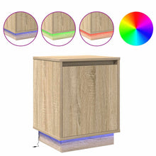 Nachtkastje Sonoma Eiken 39 x 34,5 x 50 cm Bewerkt hout