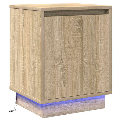 Nachtkastje Sonoma Eiken 39 x 34,5 x 50 cm Bewerkt hout