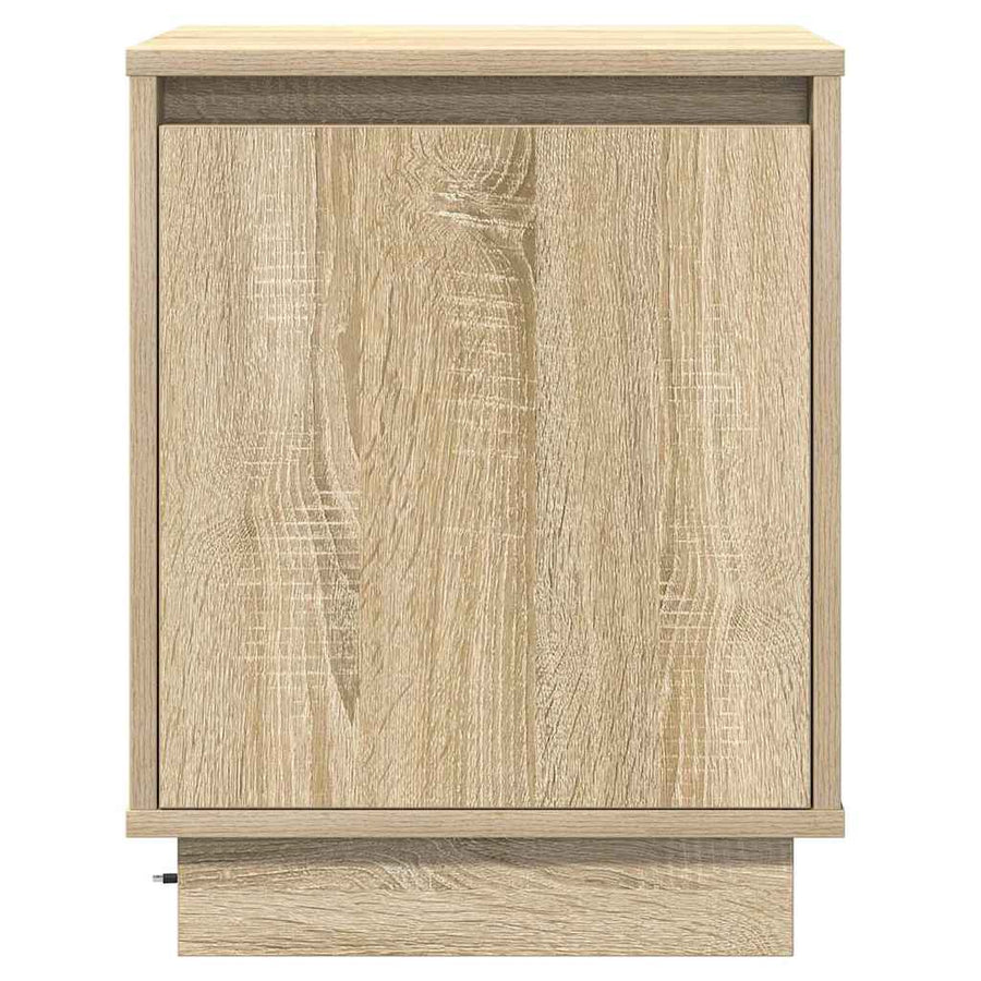 Nachtkastje Sonoma Eiken 39 x 34,5 x 50 cm Bewerkt hout
