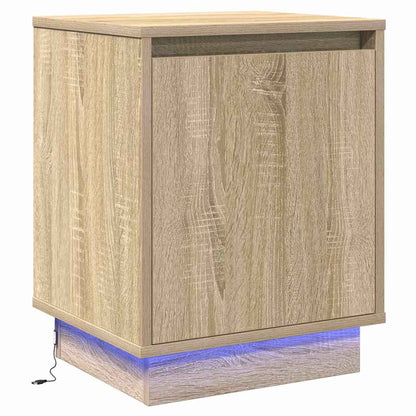 Nachtkastje 2 pcs Sonoma Eiken 39 x 34,5 x 50 cm Bewerkt hout