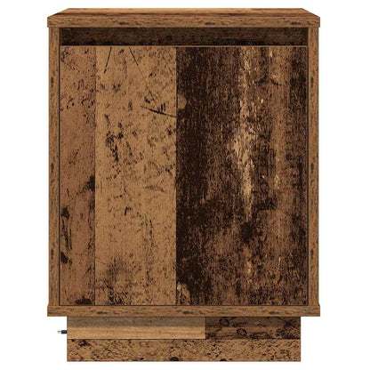 Nachtkastje Oudhout 39 x 34,5 x 50 cm Bewerkt hout