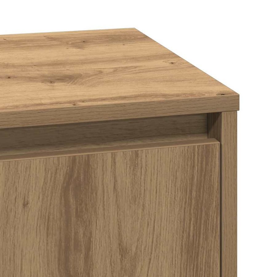 Nachtkastje Artisan Eiken 39 x 34,5 x 50 cm Bewerkt hout