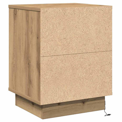 Nachtkastje Artisan Eiken 39 x 34,5 x 50 cm Bewerkt hout