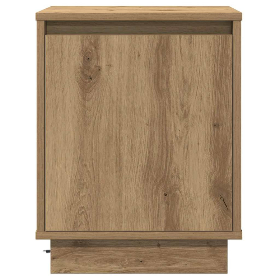 Nachtkastje Artisan Eiken 39 x 34,5 x 50 cm Bewerkt hout