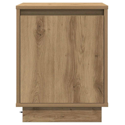 Nachtkastje 2 pcs Artisan Eiken 39 x 34,5 x 50 cm Bewerkt hout