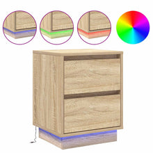 Nachtkastje Sonoma Eiken 39 x 34,5 x 50 cm Bewerkt hout