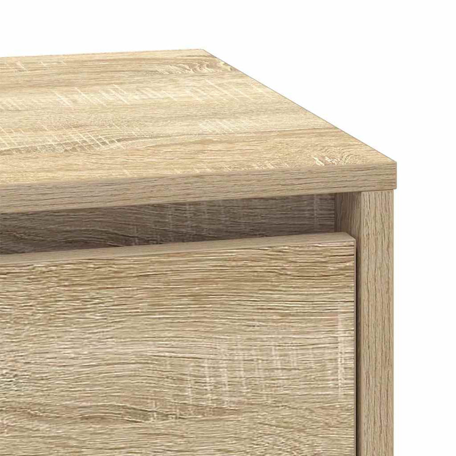 Nachtkastje 2 pcs Sonoma Eiken 39 x 34,5 x 50 cm Bewerkt hout