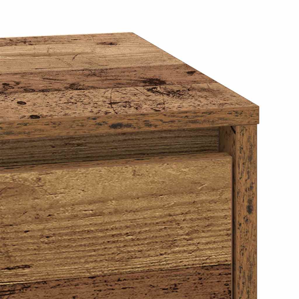 Nachtkastje 2 pcs Oudhout 39 x 34,5 x 50 cm Bewerkt hout
