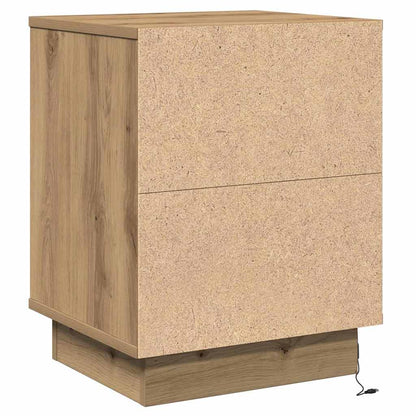 Nachtkastje Artisan Eiken 39 x 34,5 x 50 cm Bewerkt hout