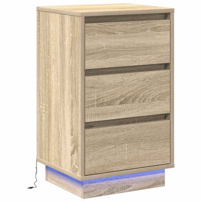 Nachtkastje Sonoma Eiken 39 x 34,5 x 65 cm Bewerkt hout