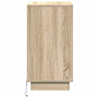 Nachtkastje Sonoma Eiken 39 x 34,5 x 65 cm Bewerkt hout