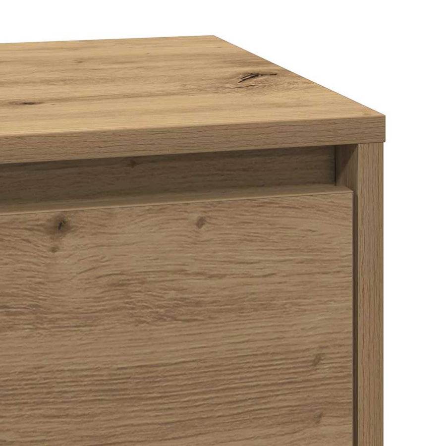 Nachtkastje Artisan Eiken 39 x 34,5 x 65 cm Bewerkt hout